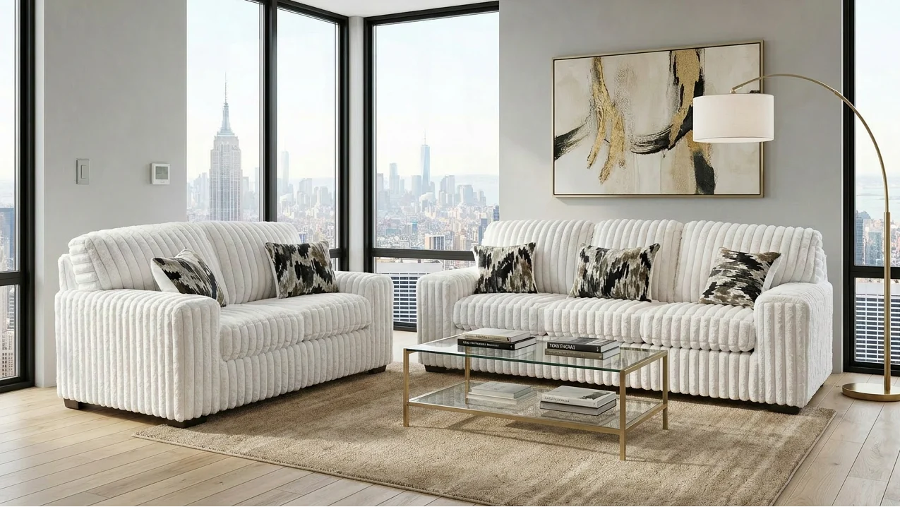 Sofa and Loveseat